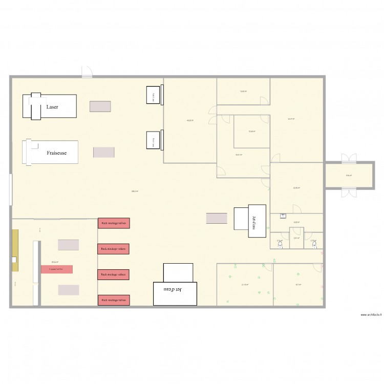 St Laurent Local CW. Plan de 0 pièce et 0 m2