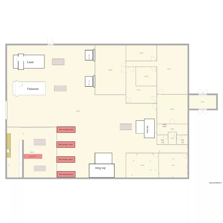 St Laurent Local CW. Plan de 