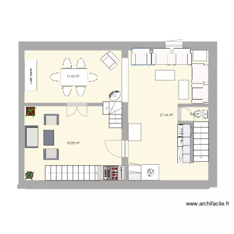 1ermicanosaménagéDIMENSIONSavec pièces et wcdv. Plan de 1ermicanosaménagéDIMENSIONSavec pièces et wcdv. Plan de