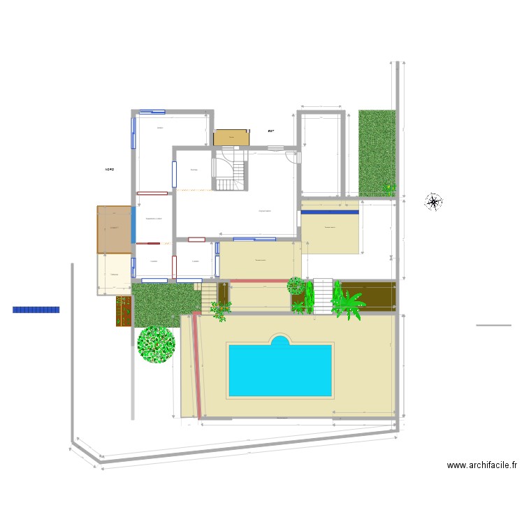 Réaménagement Extérieurs2. Plan de 0 pièce et 0 m2