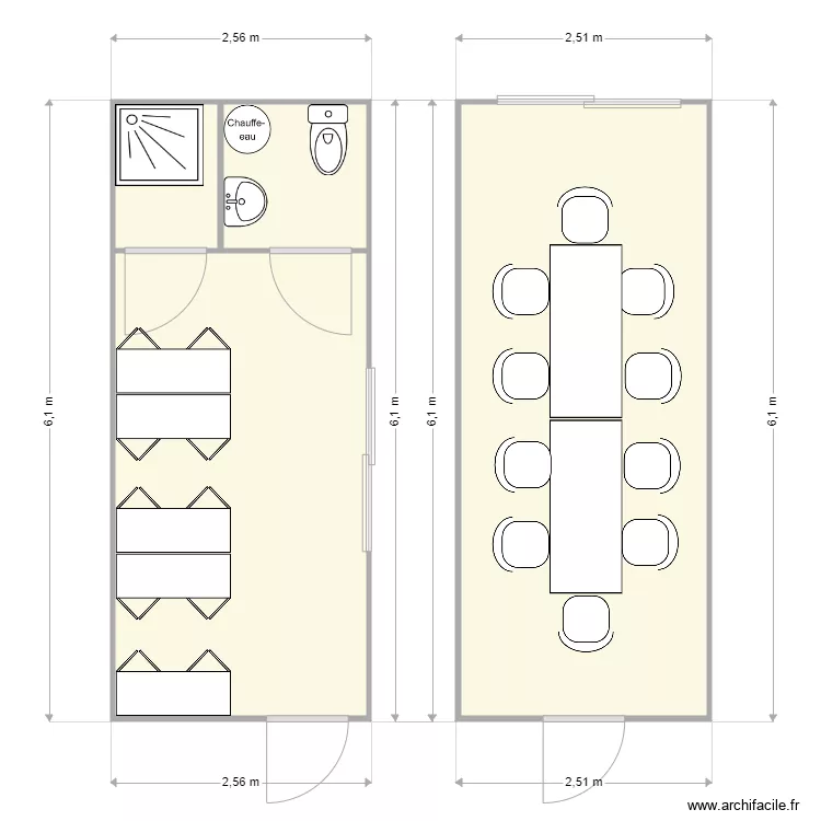 EGCS COLOMBIER SAUGNIEU. Plan de 