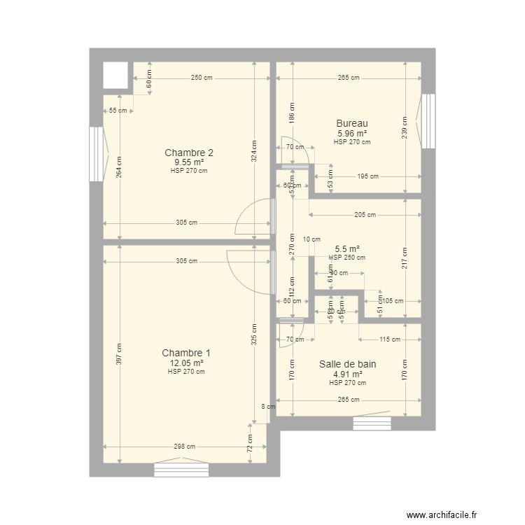 etage 1. Plan de 0 pièce et 0 m2