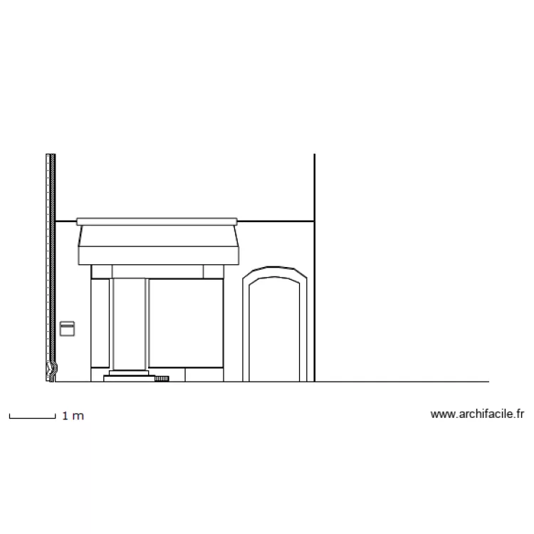 Facade Atypique. Plan de Facade Atypique. Plan de