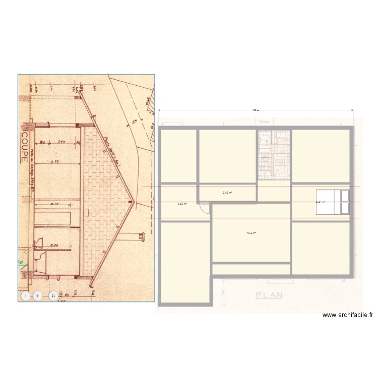 Idée 2 CalculSurfaceHabitable. Plan de 0 pièce et 0 m2