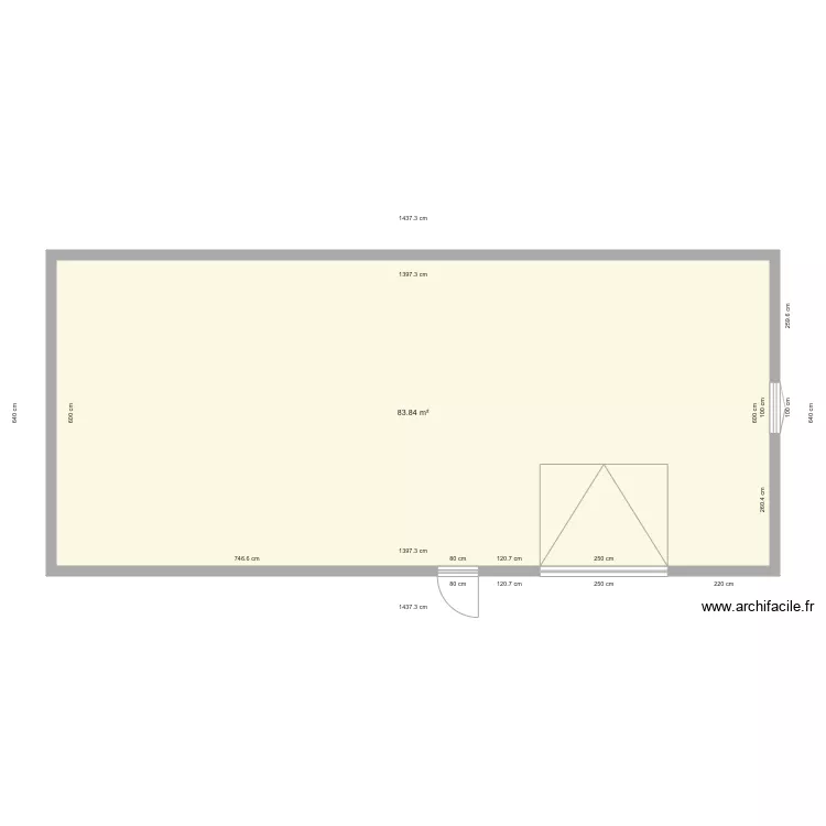 garage. Plan de garage. Plan de