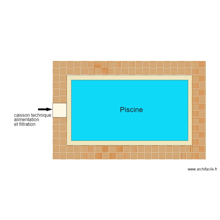 piscine dumas. Plan de 0 pièce et 0 m2