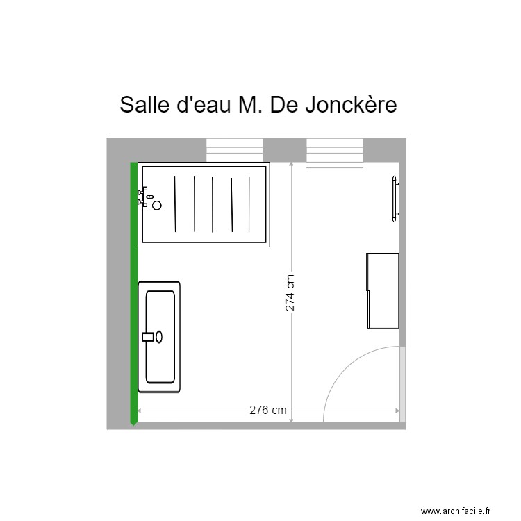 de jonckere. Plan de 0 pièce et 0 m2