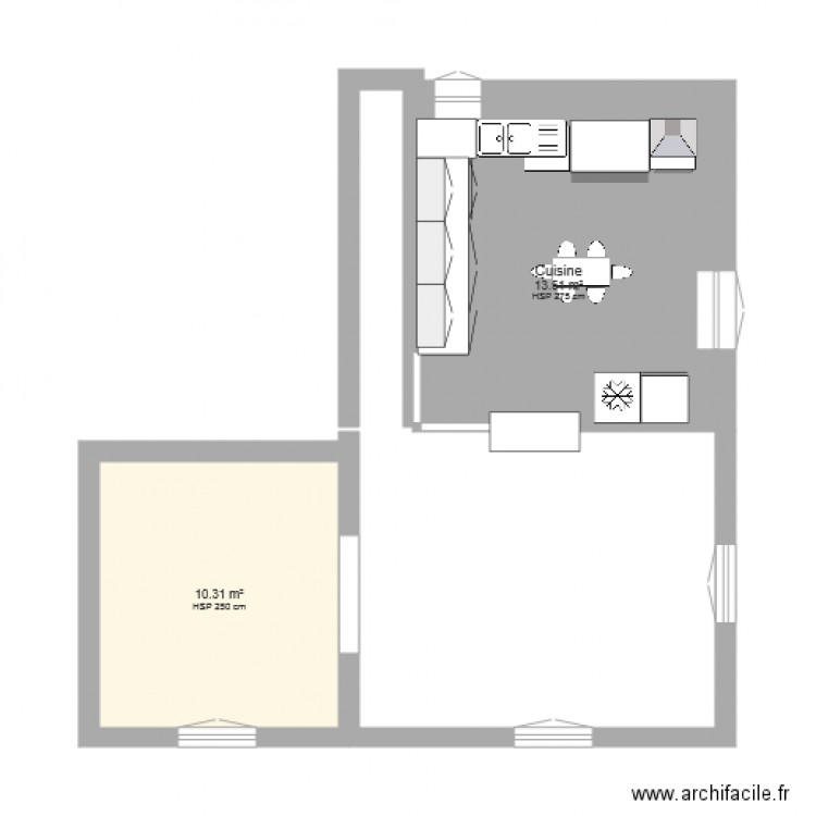 Maison St Marcel. Plan de 0 pièce et 0 m2