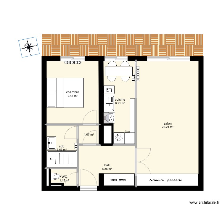 ARAGO 3 visualisation. Plan de 0 pièce et 0 m2