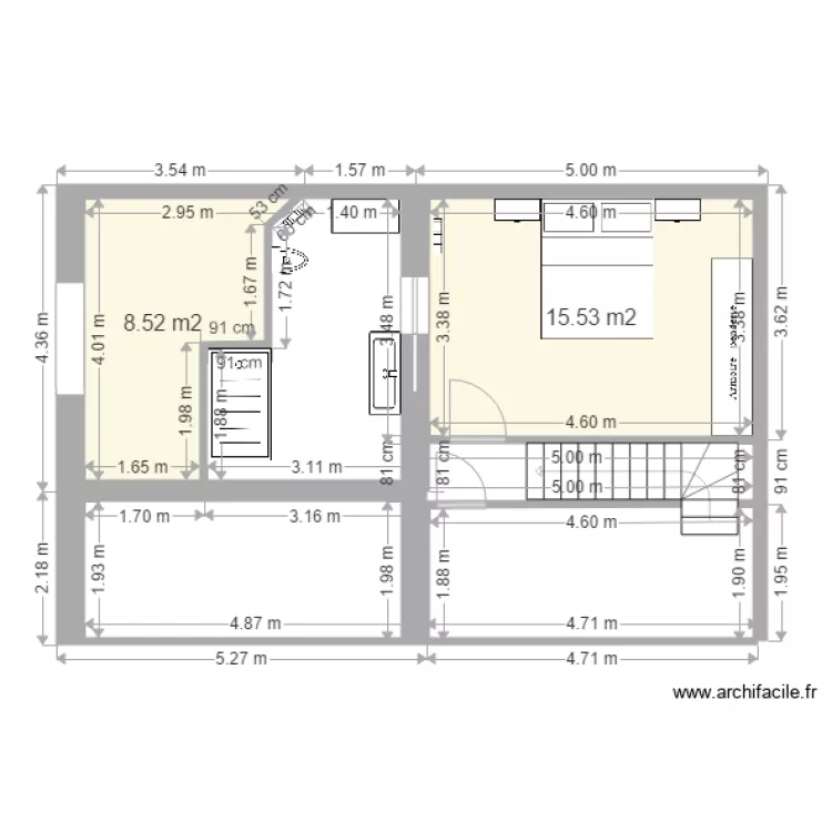 Chambre Thibault étage 7. Plan de Chambre Thibault étage 7. Plan de