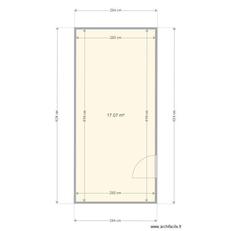 Chambre Clara. Plan de 0 pièce et 0 m2