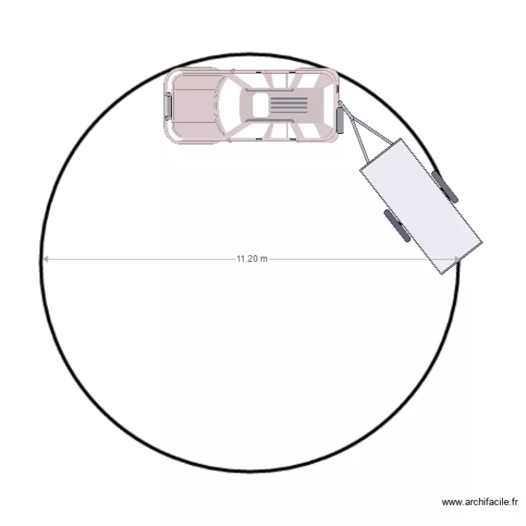 parcours auto remorque. Plan de parcours auto remorque. Plan de