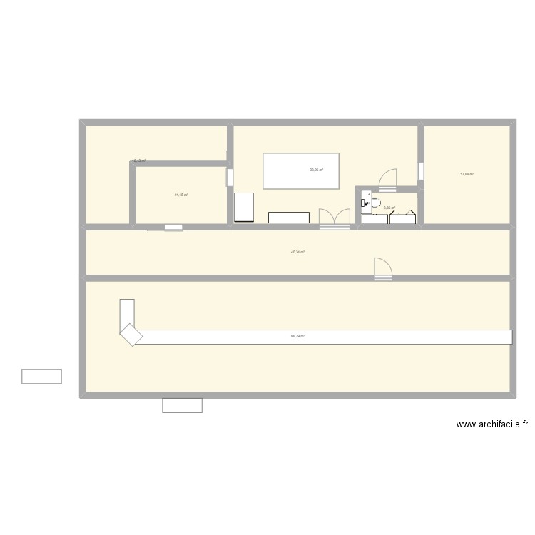 BOUCHERIO. Plan de 0 pièce et 0 m2