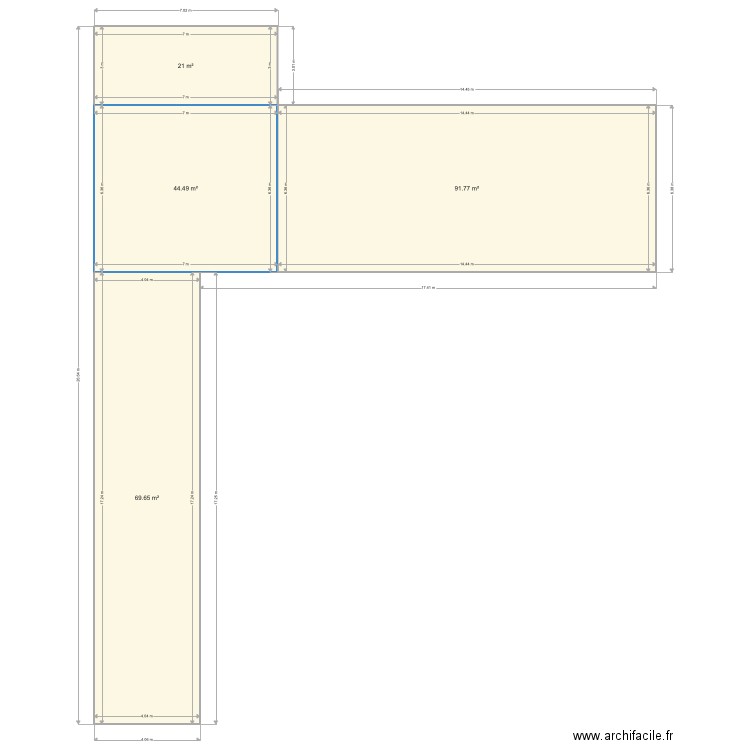 pave cours. Plan de 0 pièce et 0 m2
