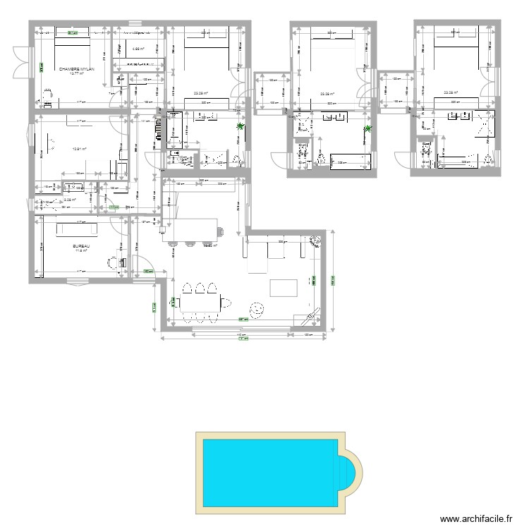 VILLA MOUGINS PROJET FINAL 151120. Plan de 0 pièce et 0 m2