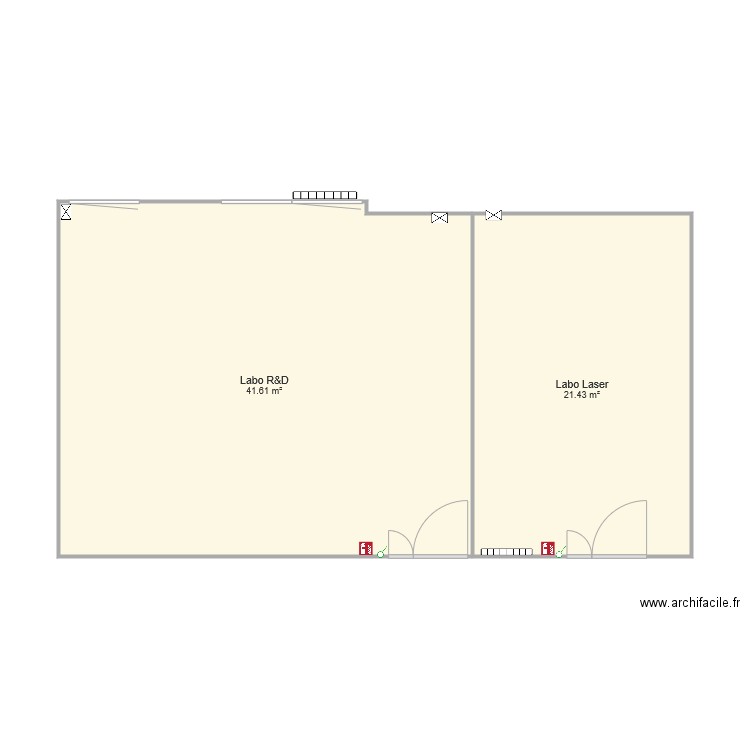 laboRetDVierge. Plan de 0 pièce et 0 m2