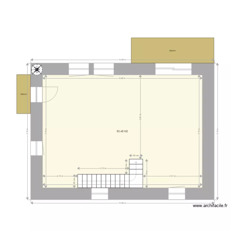 Plan de plancher. Plan de 