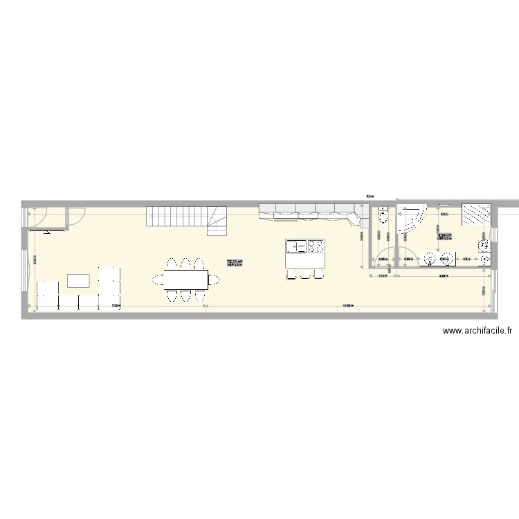 plan extension . Plan de 0 pièce et 0 m2