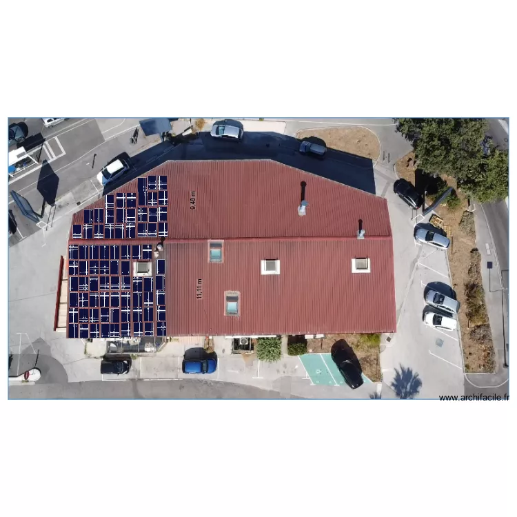 boulangerie paiou. Plan de 