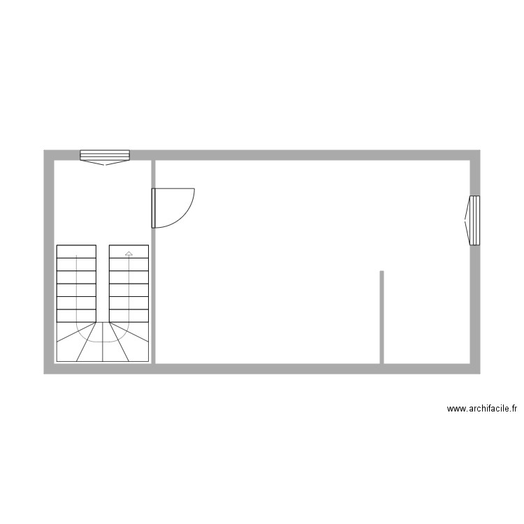 DELALANDE 3. Plan de 2 pièces et 35 m2