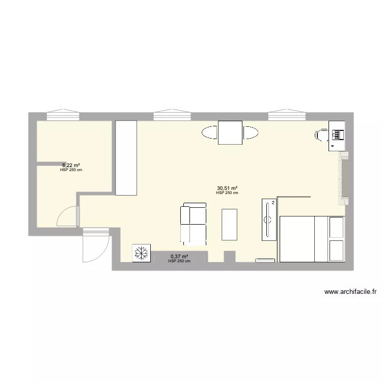 APPART Location. Plan de 