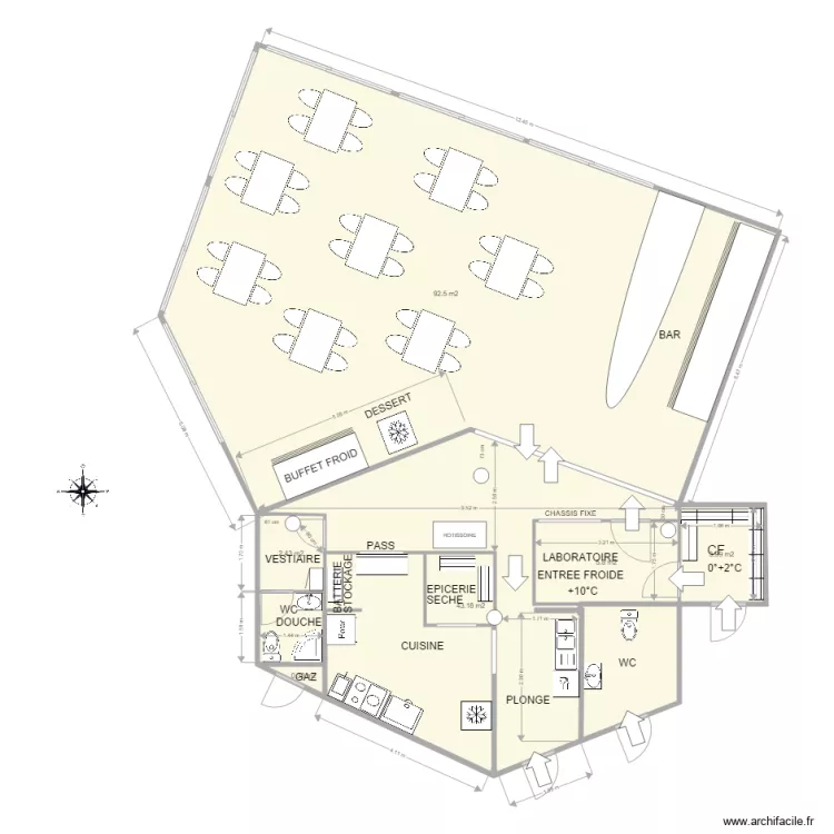 GUINGUETTE. Plan de 