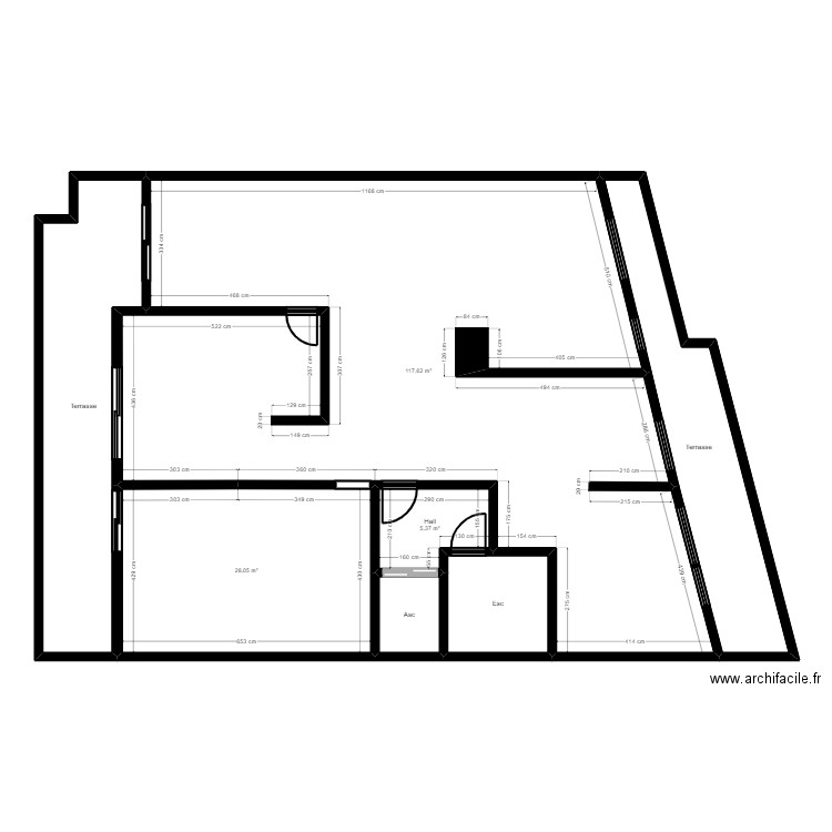 92v22c EXISTANT. Plan de 0 pièce et 0 m2