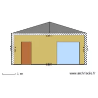 FACE AVANT ABRI DE JARDIN