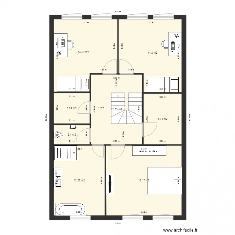 cahotte p4. Plan de 0 pièce et 0 m2