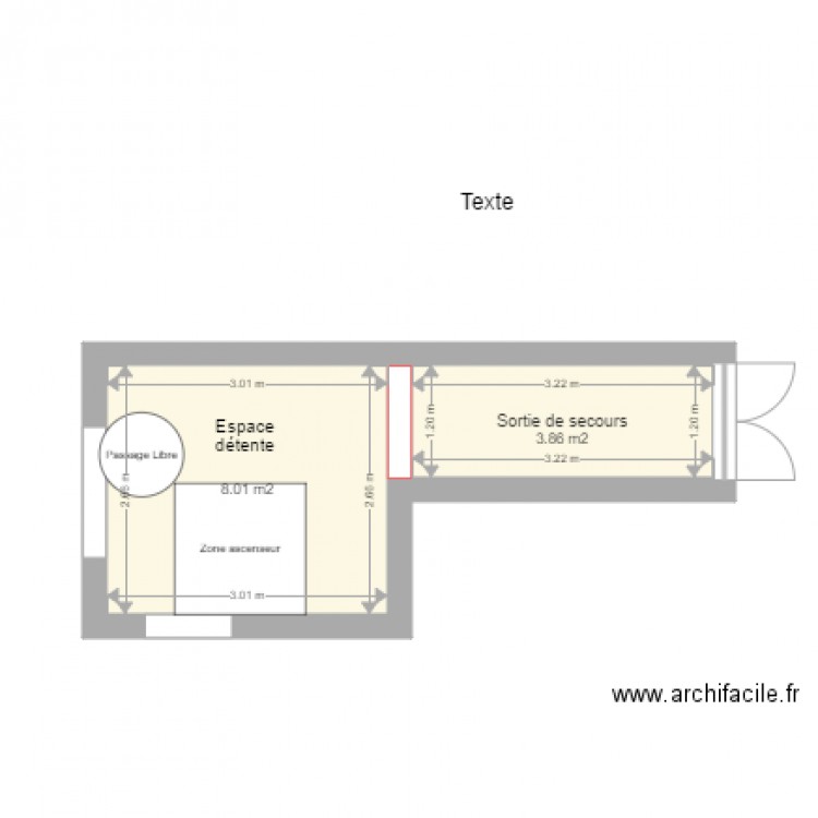 Plan installation ascenseurETAGE. Plan de 0 pièce et 0 m2