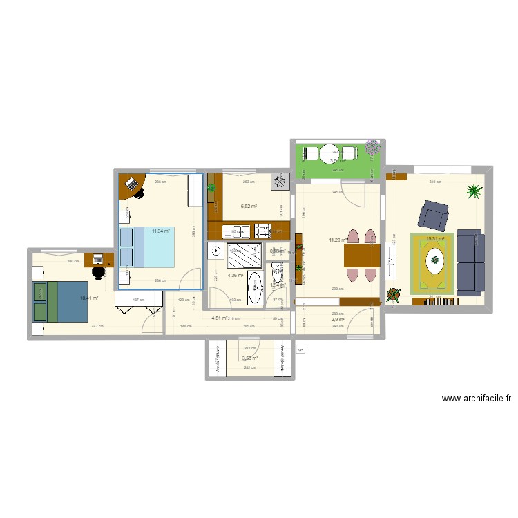 Cognin Projet Douche. Plan de 0 pièce et 0 m2