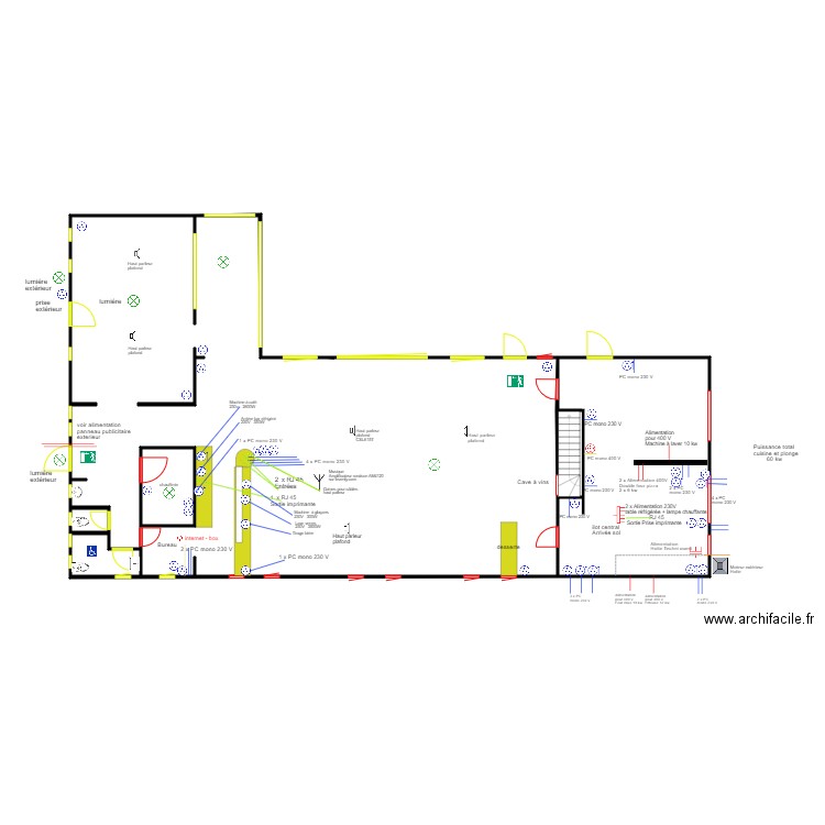 le galion électricité total. Plan de 0 pièce et 0 m2