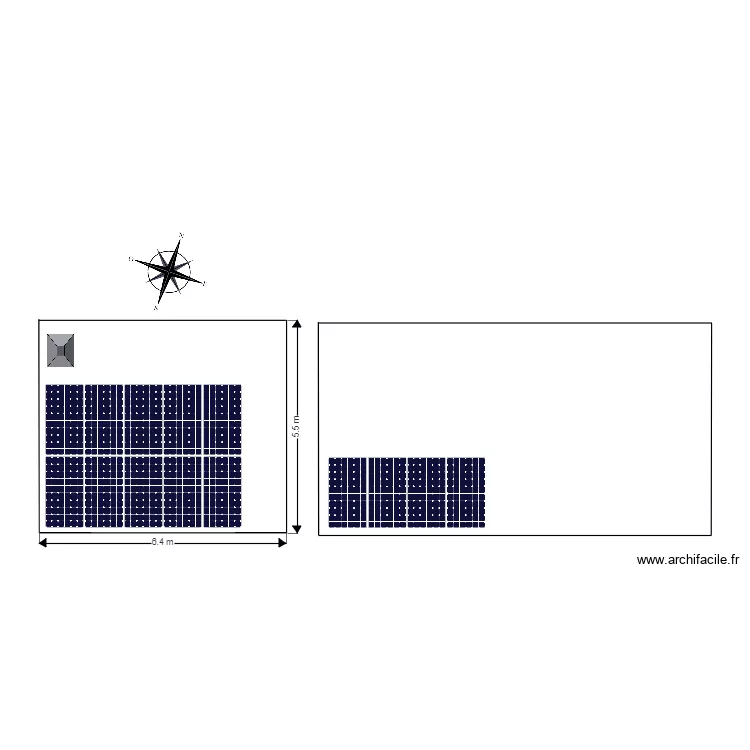 MAISON THOMAS M5 P. Plan de 