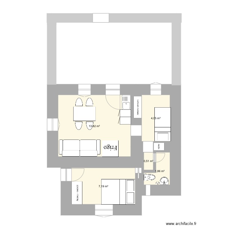 Maison Mandrakia. Plan de 0 pièce et 0 m2