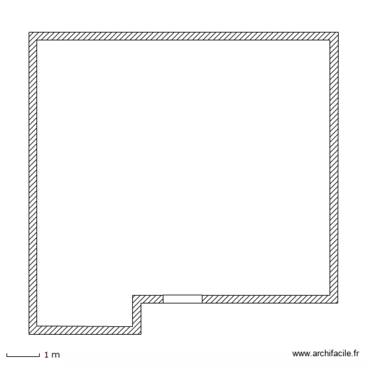 maison. Plan de 