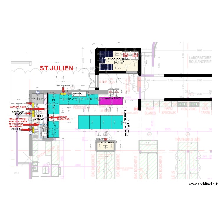 st julien V2. Plan de 0 pièce et 0 m2
