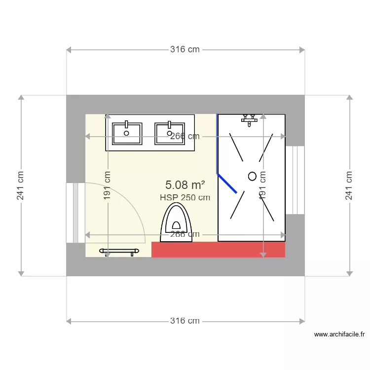 sdb de la Bourdonnais 2. Plan de 