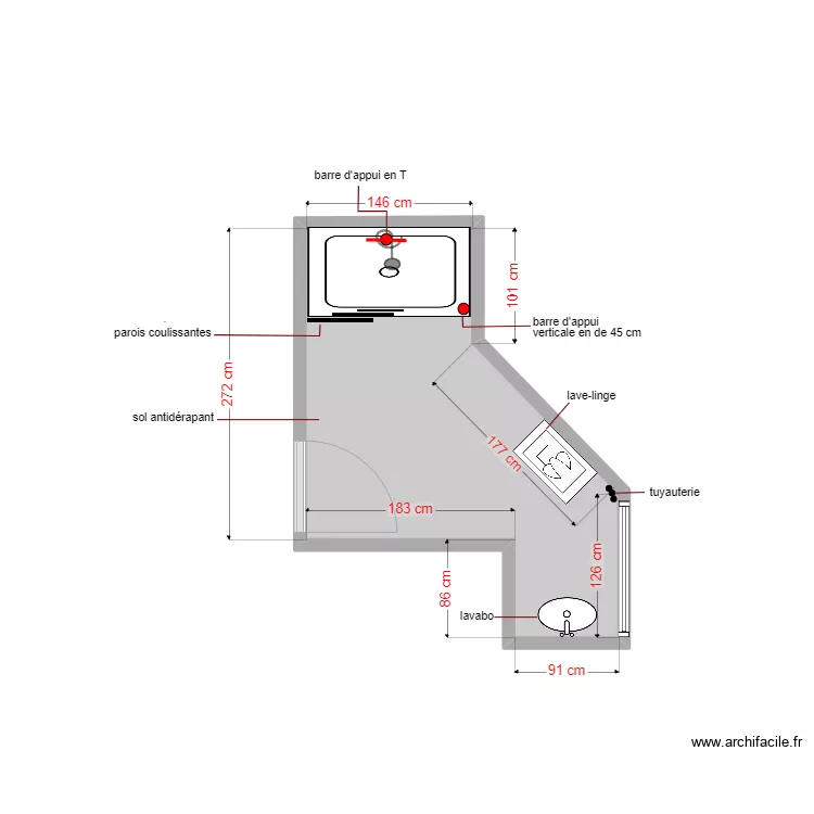 plan projet&eacute; dossier 6092. Plan de 