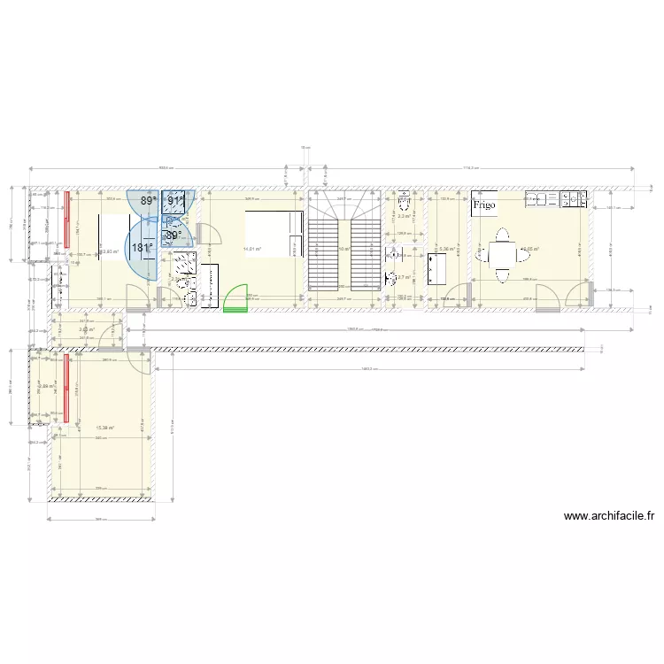RDC maison. Plan de 
