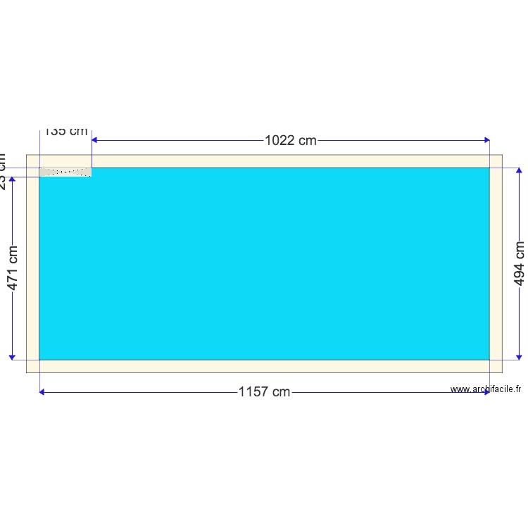 picsine. Plan de 0 pièce et 0 m2