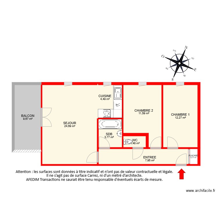 BI 6718 . Plan de 0 pièce et 0 m2