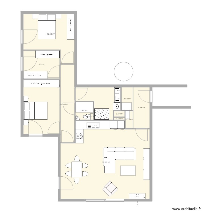 LIGNE BLEUE 4 . Plan de 0 pièce et 0 m2