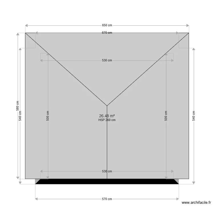 Toiture extension salon. Plan de Toiture extension salon. Plan de