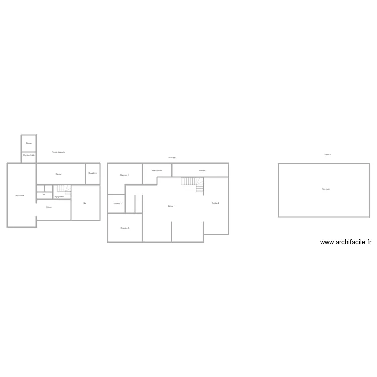GERNELLE RENARDIERE. Plan de 