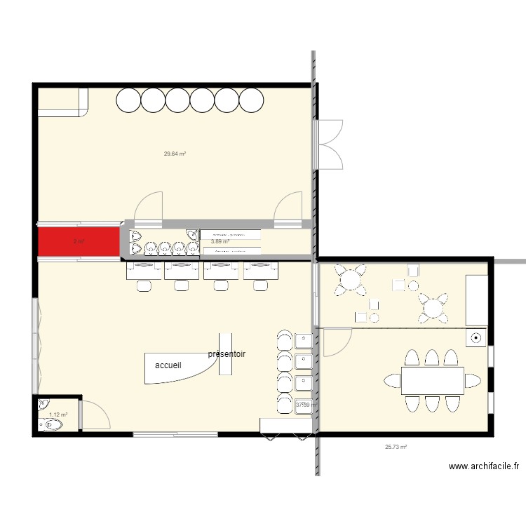 Forneville Elise . Plan de 0 pièce et 0 m2