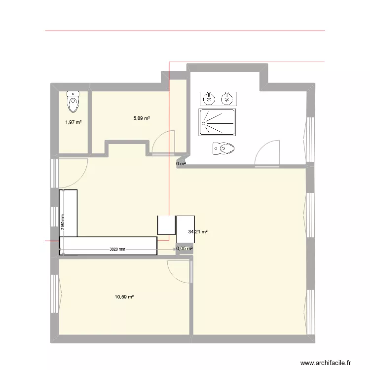 FINAL.1.7 Salle de Bain. Plan de FINAL.1.7 Salle de Bain. Plan de