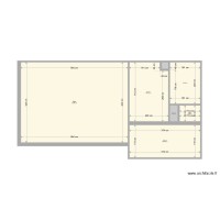 Plan simple V1 sans chambre avec murs