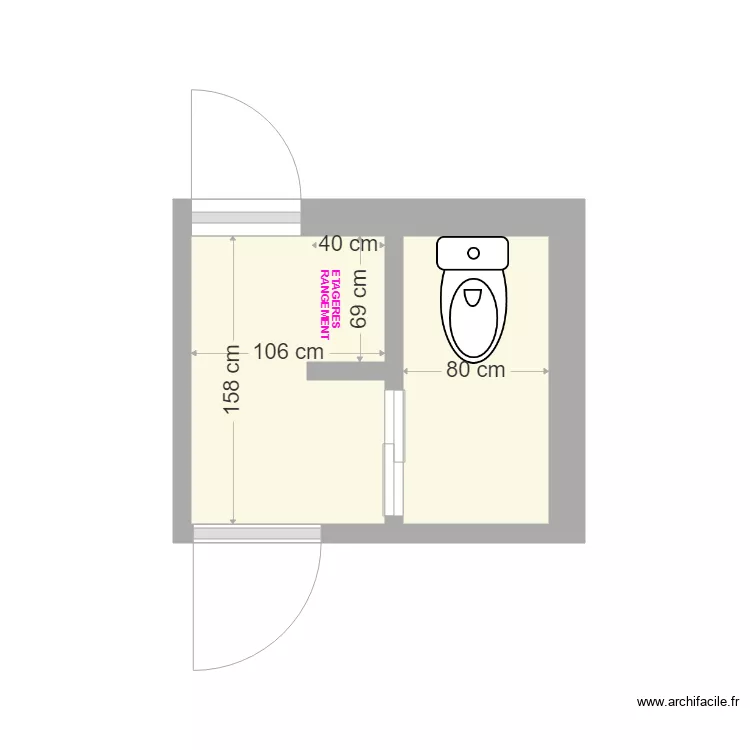 BRANCOURT. Plan de 