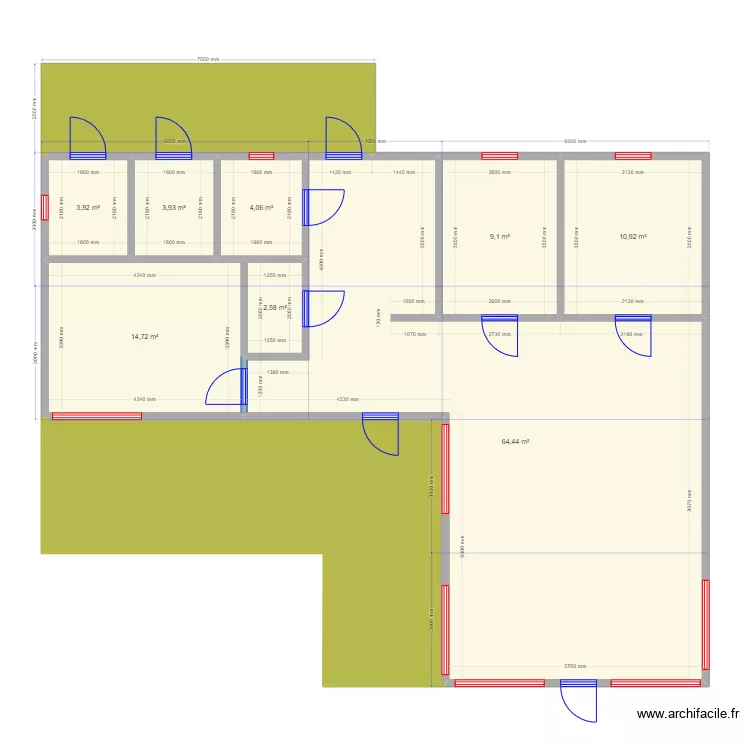 Еремеево Лайф. Plan de 