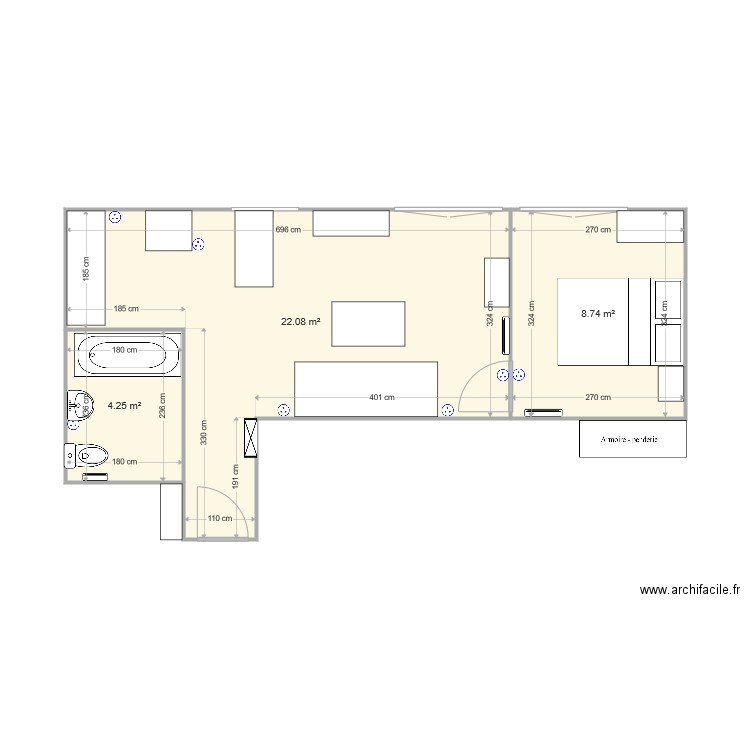 Appart Yo. Plan de 0 pièce et 0 m2